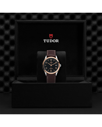 Tudor 1926 36 mm steel case, Rose gold bezel (watches)